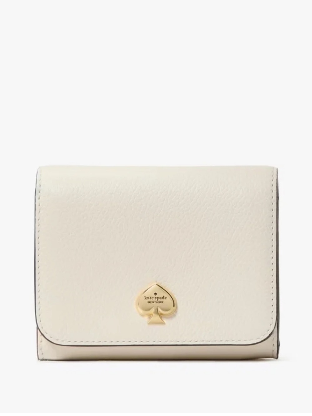 New Kate spade light pink pebbled leather wallet